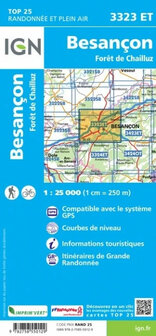 IGN - 3323ET Besancon - For&ecirc;t de Chailluz