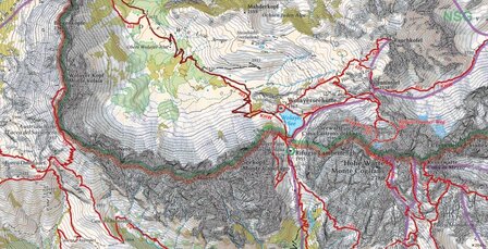 OeAV - Alpenvereinskarte 57/1 Karnischer Hauptkamm (Weg + Ski)