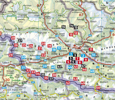 Rother - Osttirol S&uuml;d wandelgids   6e druk