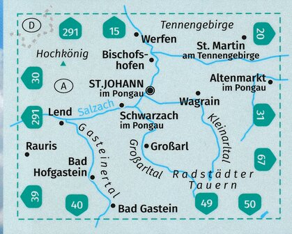 Kompass - WK 80 St. Johann im Pongau - Salzburger Land