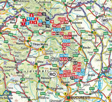 Rother - Rum&auml;nien - Ostkarpaten wandelgids