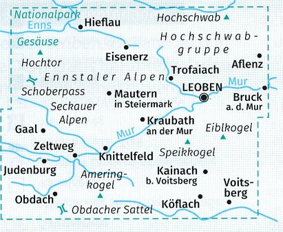 Kompass - WK 223 S&ouml;lktaler - Rottenmanner Tauern - Seckauer Alpen