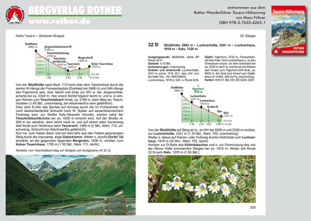 Rother - Tauern-H&ouml;henweg wandelgids