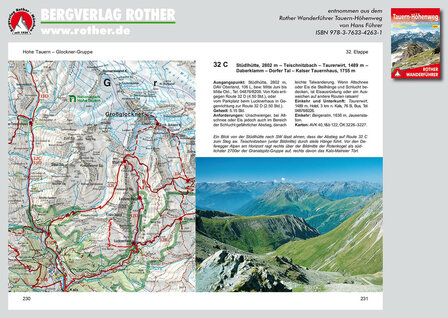 Rother - Tauern-H&ouml;henweg wandelgids