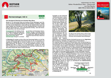 Rother - Wien - Wienerwald wandelgids