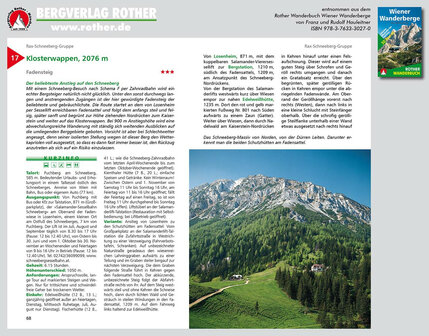 Rother - Wiener Wanderberge wandelboek