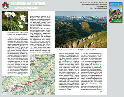 Rother - Wochenendtouren Allg&auml;u-Vorarlberg wandelboek