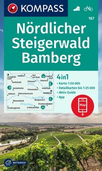 Kompass - WK 167 N&ouml;rdlicher Steigerwald - Bamberg