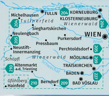 Kompass - WK 208 Wienerwald