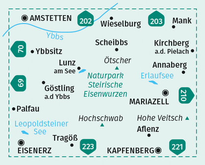 Kompass - WK 212 Hochschwab