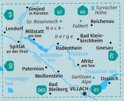 Kompass - WK 63 Millst&auml;tter See - Nockgebiet