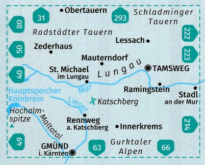 Kompass - WK 67 Lungau - Radst&auml;dter Tauern