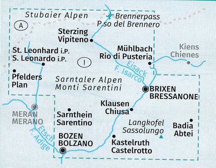 Kompass - WK 699 S&uuml;dtirol (4 kaarten)