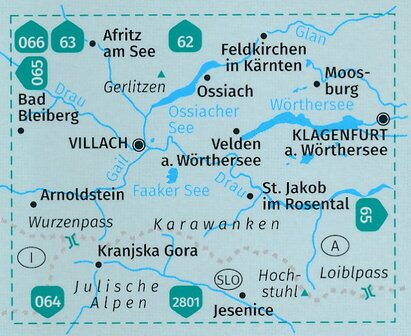 Kompass - WK 61 W&ouml;rthersee - Karawanken West