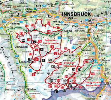 Rother - Stubaier H&ouml;henweg wandelgids