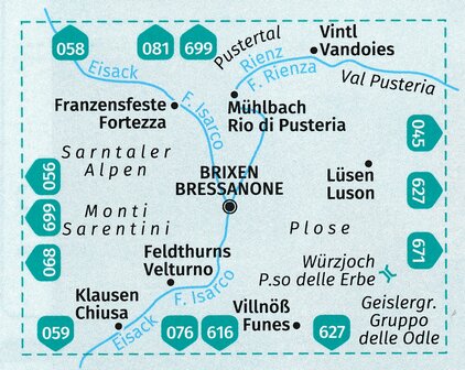 Kompass - WK 050 Brixen und Umgebung