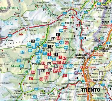 Rother - Brenta mit Adamello, Presanella und Paganella wandelgids