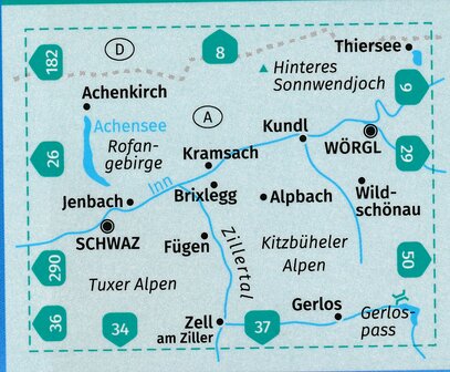 Kompass - WK 28 Vorderes Zillertal