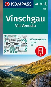 Kompass - WK 670 Vinschgau - Val Venosta