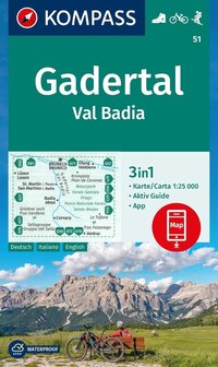 Kompass - WK 51 Gadertal - Val Badia