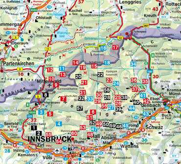 Rother - Karwendel wandelgids + Tourenkarte