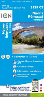 IGN - 3139OT Nyons - R&eacute;muzat - Baronnies