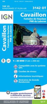 IGN - 3142OT Cavaillon - Fontaine-de-Vaucluse