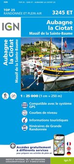 IGN - 3245ET Aubagne - La Ciotat