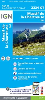 IGN - 3334OT Massif de la Chartreusse Sud