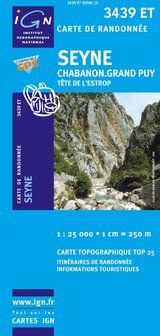 IGN - 3439ET Seyne - Chabanon - Grand Puy