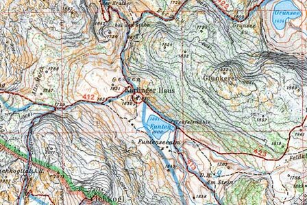 OeAV - Alpenvereinskarte 10/1 Steinernes Meer (Weg + Ski)