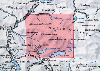 OeAV - Alpenvereinskarte 15/1 Totes Gebirge West (Weg + Ski)