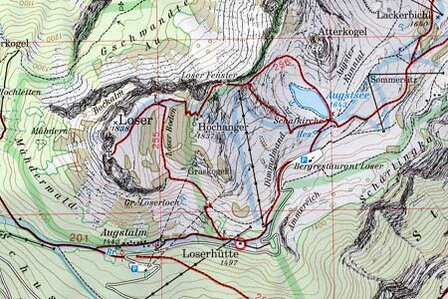 OeAV - Alpenvereinskarte 15/1 Totes Gebirge West (Weg + Ski)