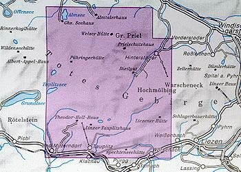 OeAV - Alpenvereinskarte 15/2 Totes Gebirge Mitte (Ski)