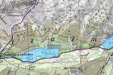 OeAV - Alpenvereinskarte 15/2 Totes Gebirge Mitte (Ski)