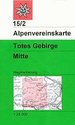 OeAV - Alpenvereinskarte 15/2 Totes Gebirge Mitte (Weg)