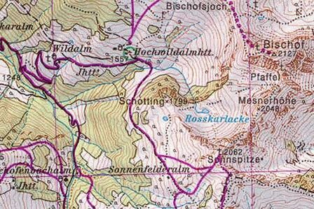 OeAV - Alpenvereinskarte 34/2 Kitzb&uuml;hler Alpen, Ost (Ski)