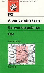 OeAV - Alpenvereinskarte 5/3 Karwendelgebirge Ost (Weg)