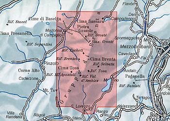 OeAV - Alpenvereinskarte 51 Brentagruppe (Weg)