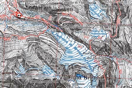 OeAV - Alpenvereinskarte 51 Brentagruppe (Weg)