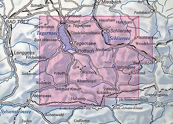 OeAV - Alpenvereinskarte 7/1 Tegernsee, Schliersee, Mangfallgebirge (Weg + Ski)