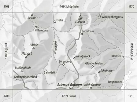 Swisstopo - 1189 S&ouml;renberg