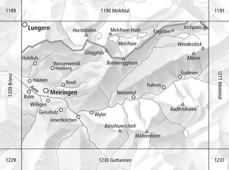 Swisstopo - 1210 Innertkirchen