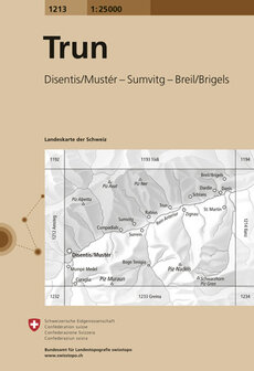 Swisstopo - 1213 Trun