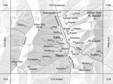 Swisstopo - 1215 Thusis