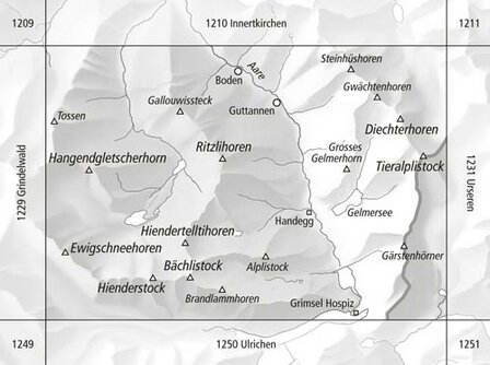 Swisstopo - 1230 Guttannen