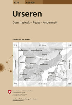 Swisstopo - 1231 Urseren