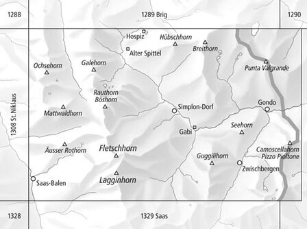 Swisstopo - 1309 Simplon