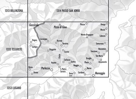 Swisstopo - 1334 Porlezza