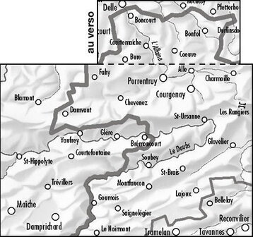 Swisstopo - 222T Clos du Doubs